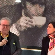 Vincenzo Mollica Manuela Furnari presentazione Razmataz Paolo Conte Vincenzo Mollica Manuela Furnari presentazione Razmataz Feltrinelli Milano 2019Paolo Conte Vincenzo Mollica Manuela Furnari Razmataz presentazione Razmataz Paolo Conte