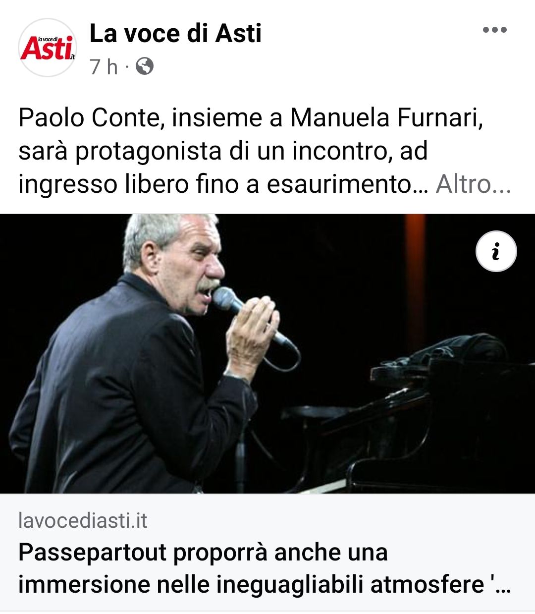 Paolo Conte Manuela Furnari ospiti a Passepartout Paolo Conte Manuela Furnari ospiti a Passepartout