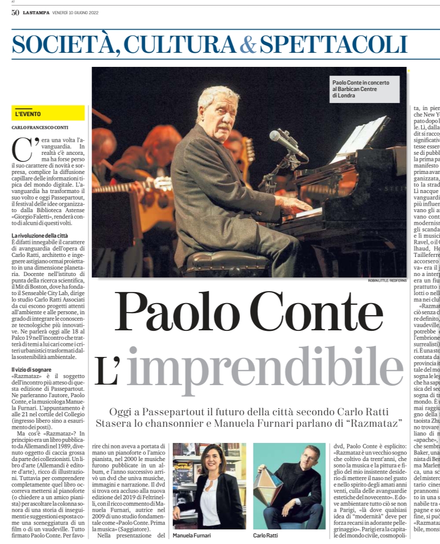 Paolo Conte Manuela Furnari Razmataz Paolo Conte Manuela Furnari Razmataz