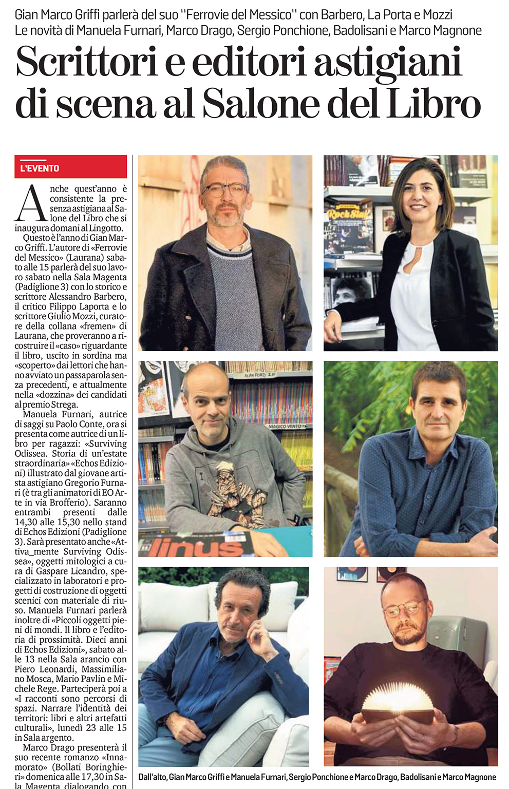 La Stampa Manuela Furnari scrittrice libro Surviving Odissea Storia di un'estate straordinaria Echos edizioni Illustrazioni Gregorio Furnari Salone del Libro di Torino La Stampa Manuela Furnari scrittrice libro Surviving Odissea Storia di un'estate straordinaria Echos edizioni Illustrazioni Gregorio Furnari Salone del Libro di Torino