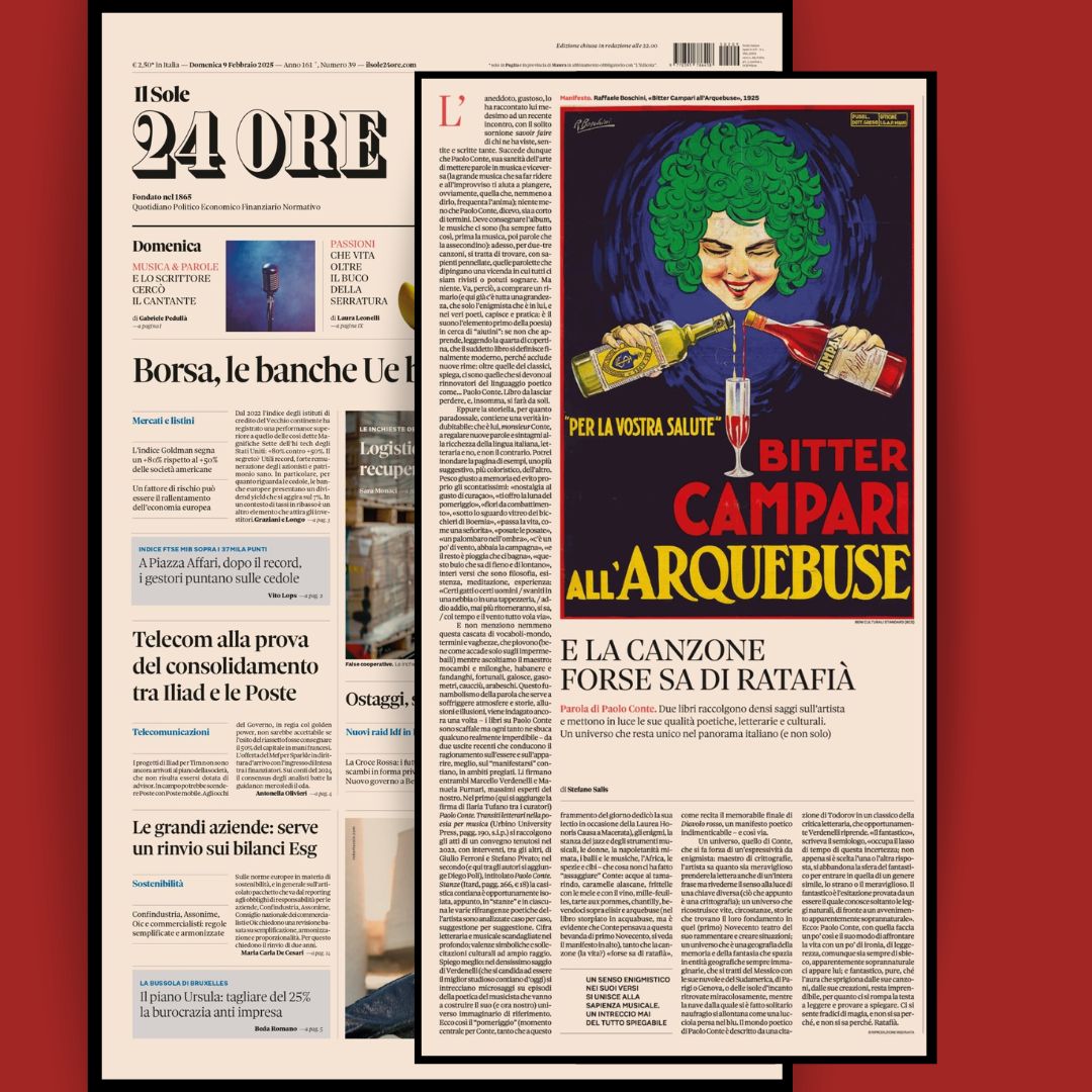 sole 24 ore recensione libri paolo conte manuela furnari