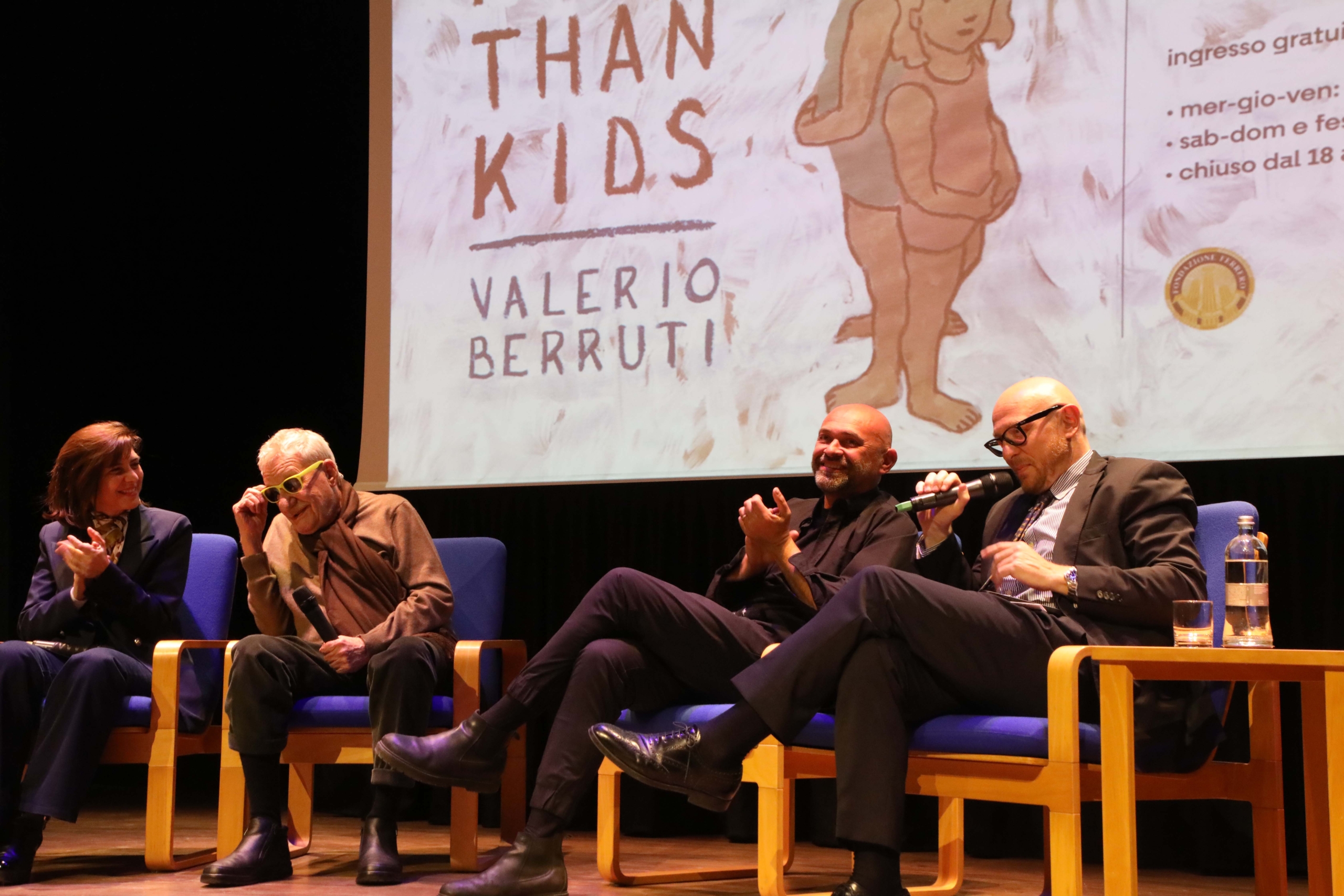 Paolo Conte Manuela Furnari Valerio Berruti Arturo Galansino in dialogo Fondazione Ferrero